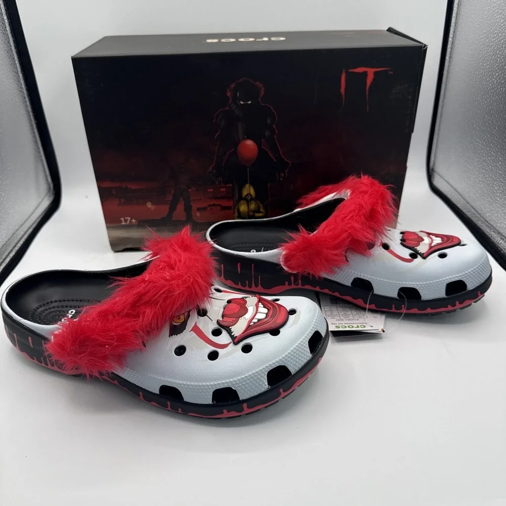 Crocs IT Chapter 2 Pennywise Face Classic Clogs Adult Men's Size 10 New With Box